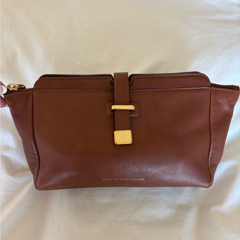 Marc by Marc Jacobs Tan Leather Pouch